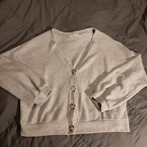 Ginger G Button Sweater Cardigan. LARGE